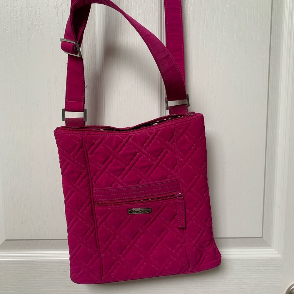Magenta/bold pink Vera Bradley purse.